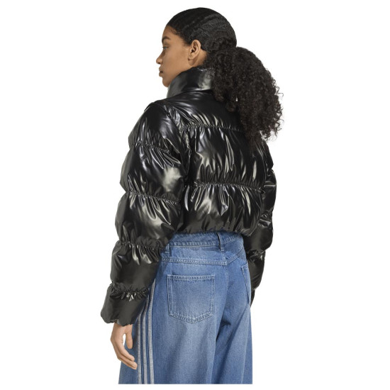 Adidas Γυναικείο μπουφάν Essentials Glossy 2in1 Cropped Puffer